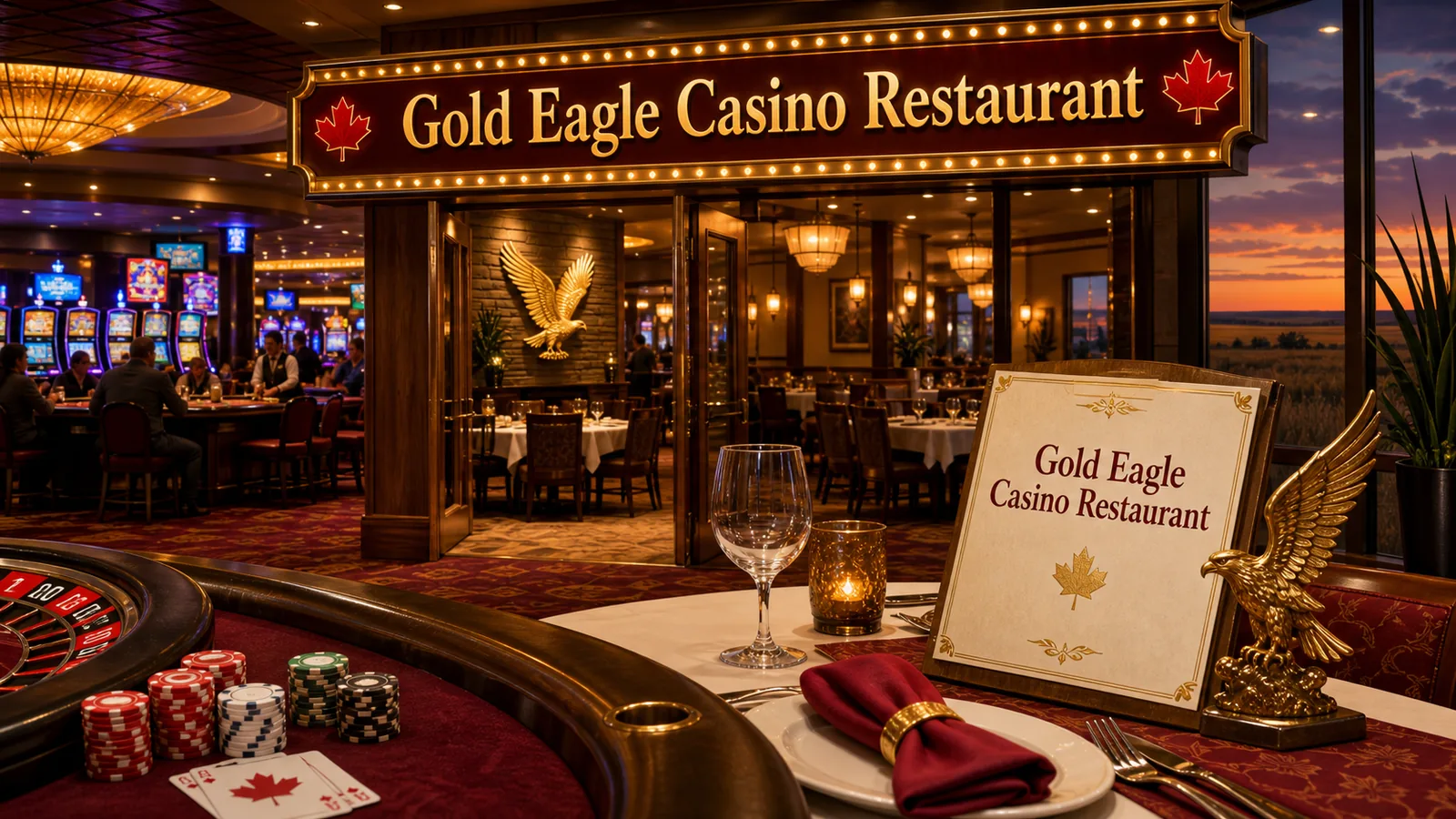 Gold Eagle Casino Restaurant content banner
